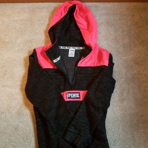 Pink Victoria's Secret hooded sweatshirt